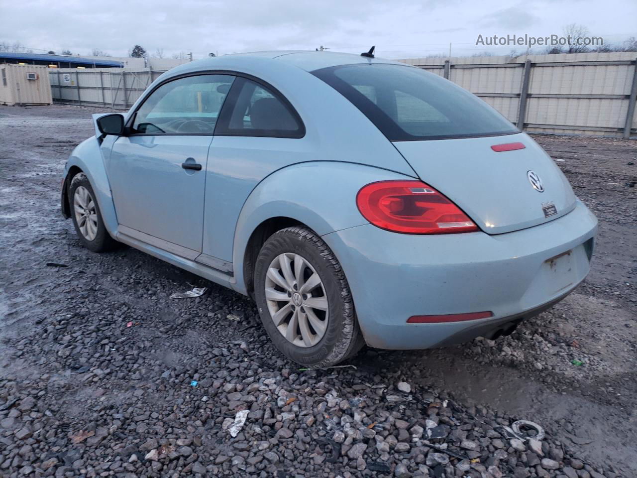 2016 Volkswagen Beetle 1.8t Blue vin: 3VWF17AT9GM605535