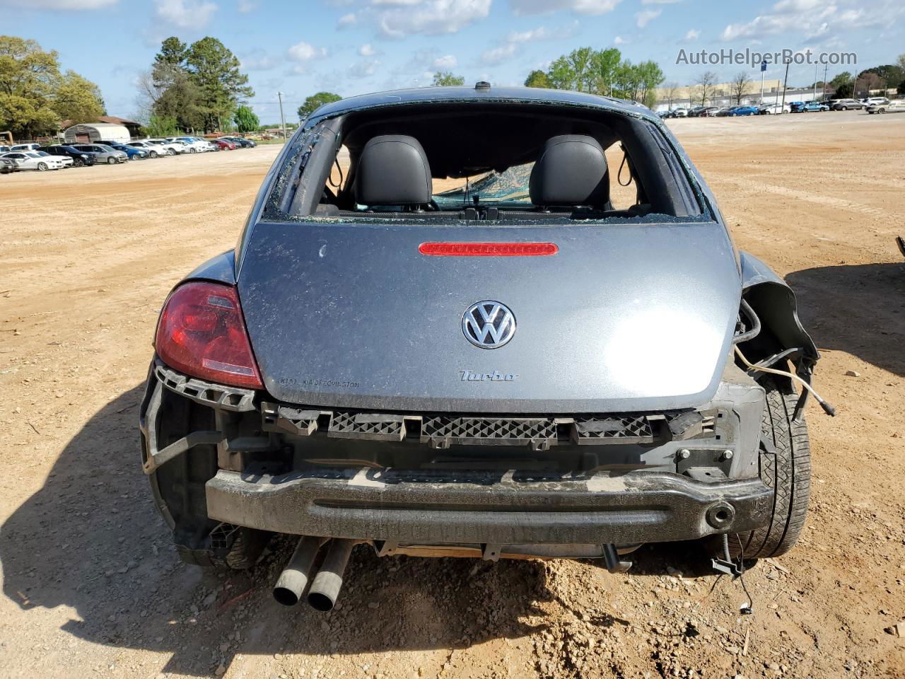 2016 Volkswagen Beetle 1.8t Gray vin: 3VWF17AT9GM609486