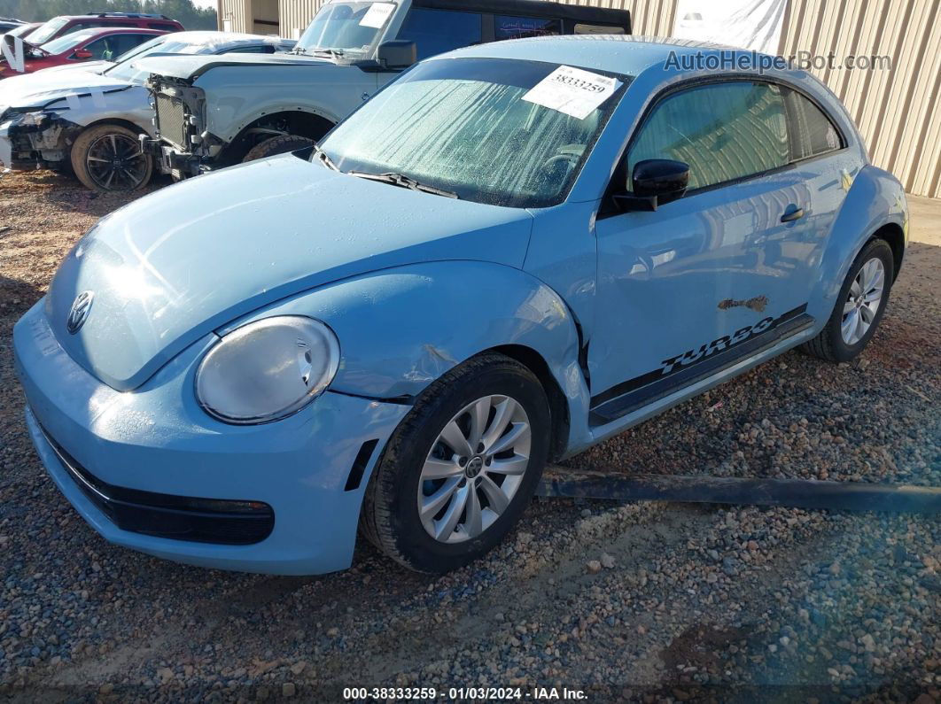 2016 Volkswagen Beetle 1.8t Fleet Edition Light Blue vin: 3VWF17ATXGM605026