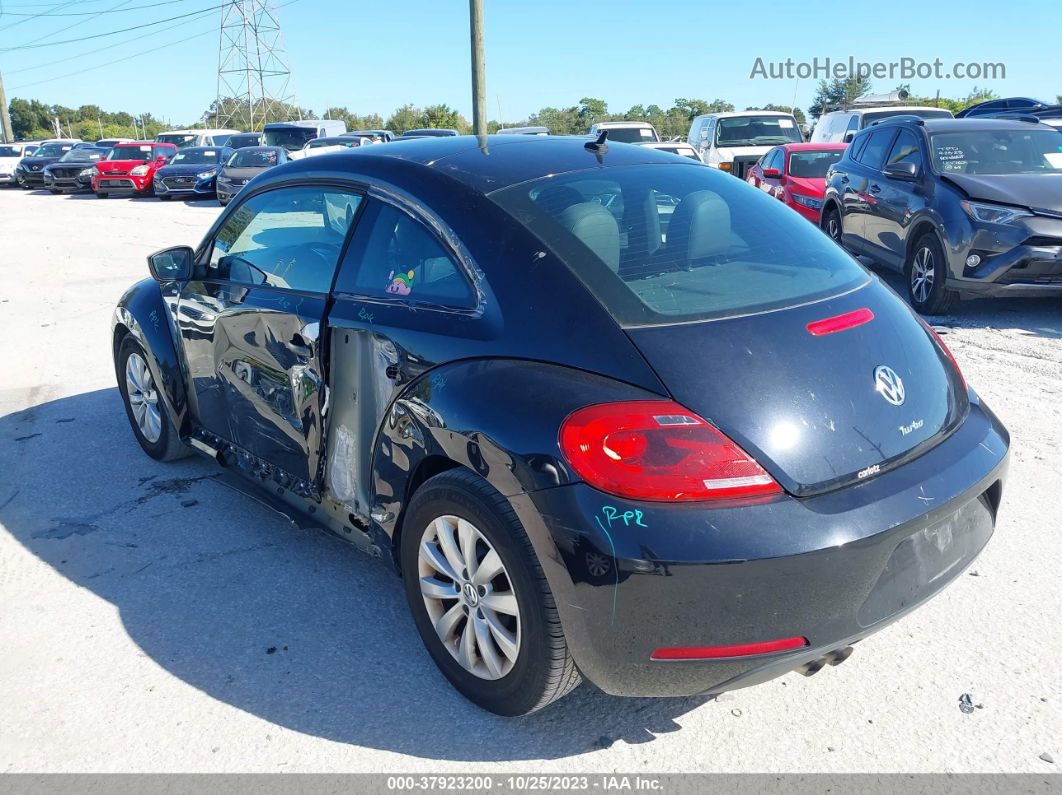 2016 Volkswagen Beetle Coupe 1.8t Wolfsburg Edition Black vin: 3VWF17ATXGM610663