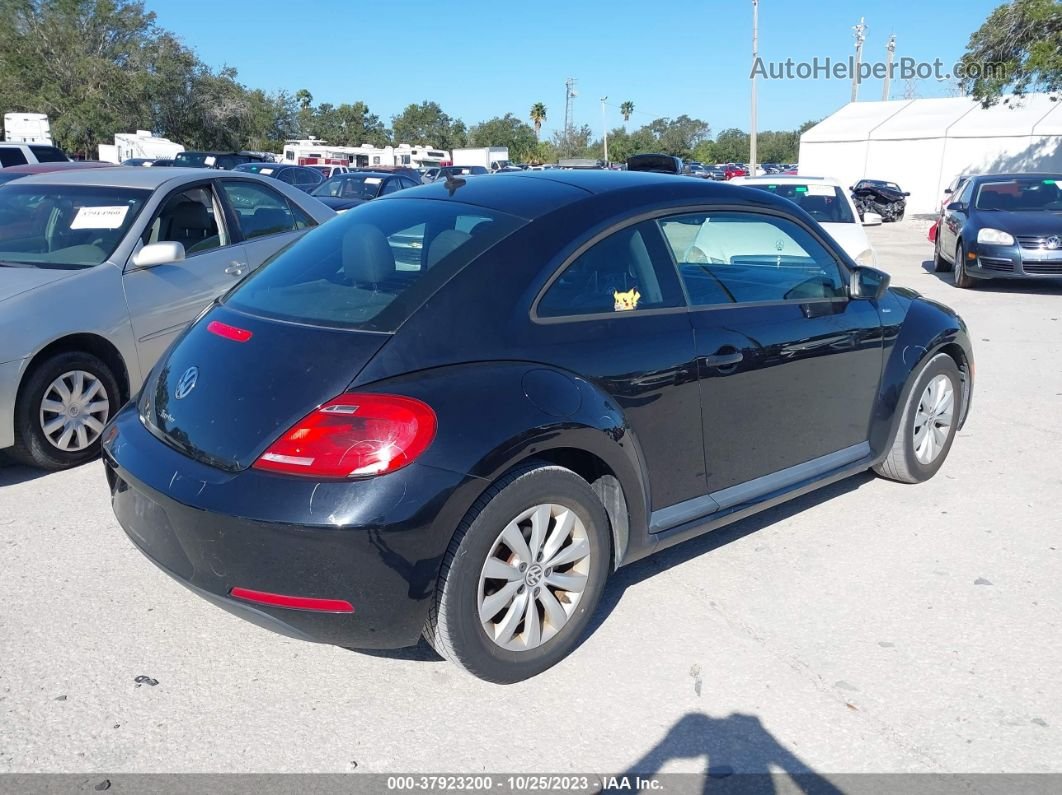 2016 Volkswagen Beetle Coupe 1.8t Wolfsburg Edition Black vin: 3VWF17ATXGM610663