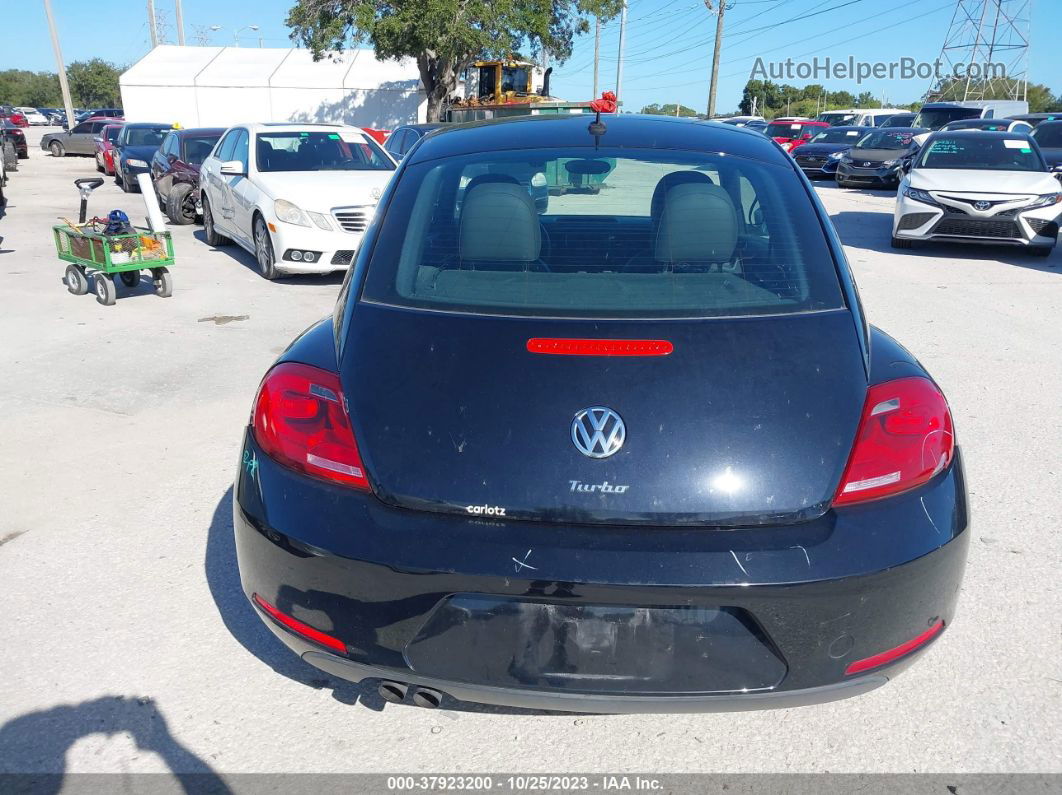 2016 Volkswagen Beetle Coupe 1.8t Wolfsburg Edition Black vin: 3VWF17ATXGM610663