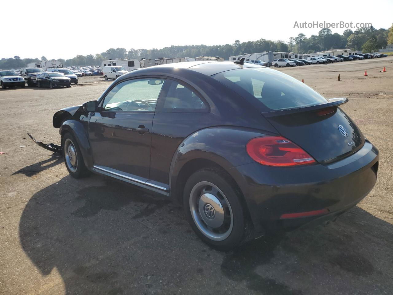 2016 Volkswagen Beetle 1.8t Black vin: 3VWF17ATXGM636034