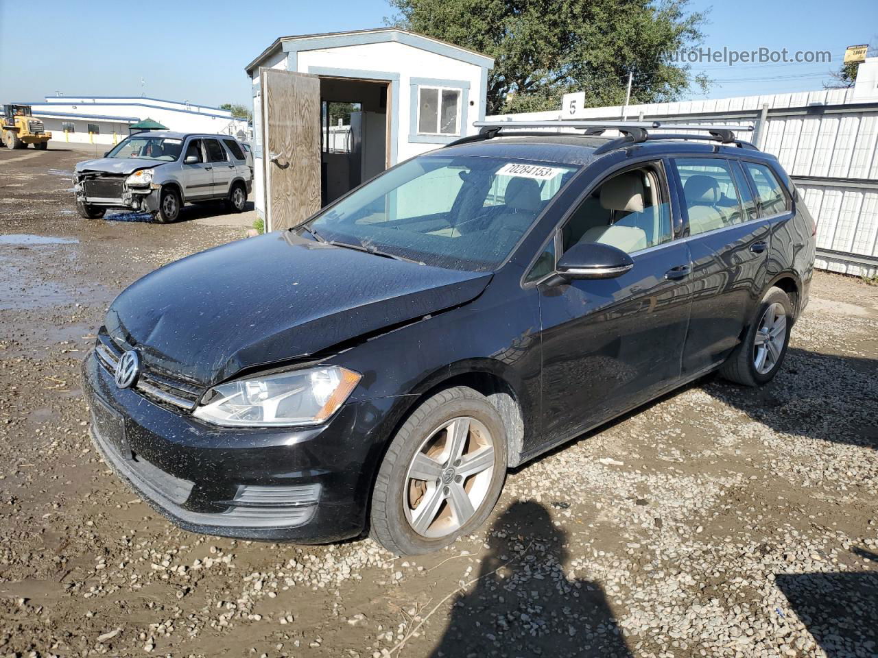 2015 Volkswagen Golf Sportwagen Tdi S Серый vin: 3VWFA7AU3FM502022