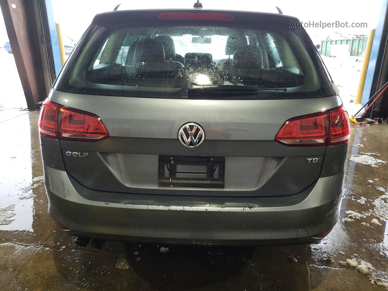 2015 Volkswagen Golf Sportwagen Tdi S Gray vin: 3VWFA7AU6FM515959