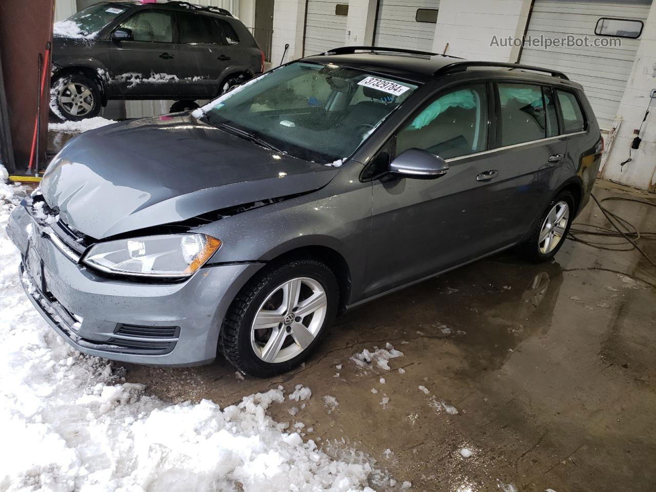 2015 Volkswagen Golf Sportwagen Tdi S Gray vin: 3VWFA7AU6FM515959