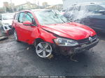 2015 Volkswagen Golf Sportwagen Tdi S 4-door Red vin: 3VWFA7AU6FM519302