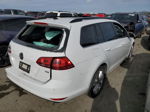 2015 Volkswagen Golf Sportwagen Tdi S White vin: 3VWFA7AU6FM520479