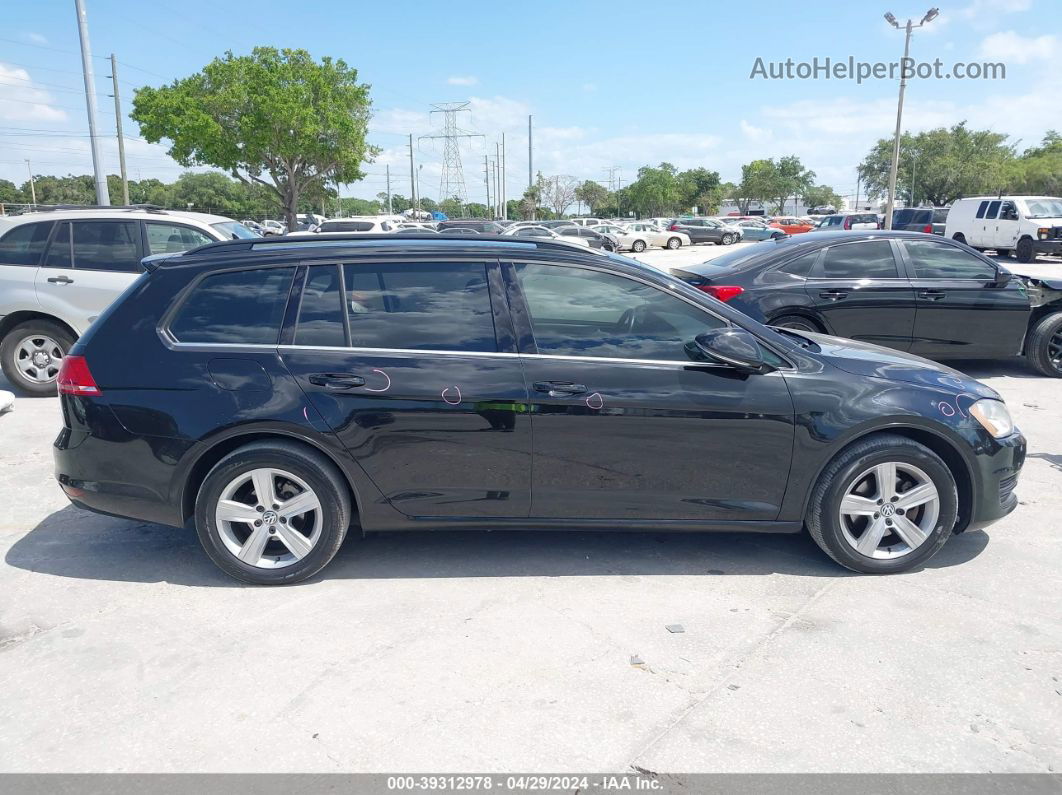 2015 Volkswagen Golf Sportwagen Tdi S 4-door Black vin: 3VWFA7AU7FM508955