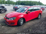 2015 Volkswagen Golf Sportwagen Tdi S 4-door Red vin: 3VWFA7AU8FM503280