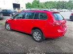 2015 Volkswagen Golf Sportwagen Tdi S 4-door Red vin: 3VWFA7AU8FM503280