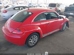 2014 Volkswagen Beetle 2.5l Entry Red vin: 3VWFP7AT0EM623871