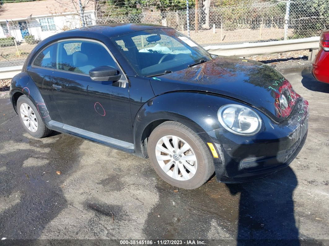 2014 Volkswagen Beetle 2.5l Entry Black vin: 3VWFP7AT1EM604536