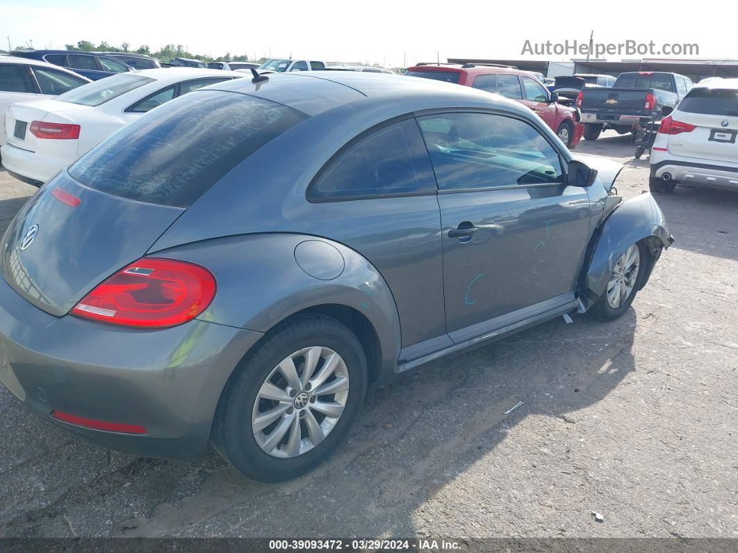 2014 Volkswagen Beetle 2.5l Entry Gray vin: 3VWFP7AT1EM630683