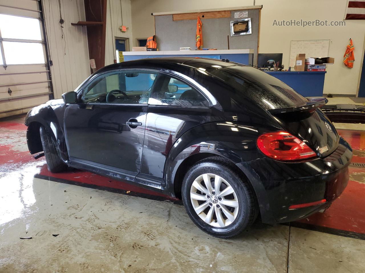 2014 Volkswagen Beetle  Черный vin: 3VWFP7AT7EM610020