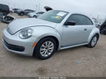 2014 Volkswagen Beetle Coupe 2.5l Entry Silver vin: 3VWFP7AT9EM621374