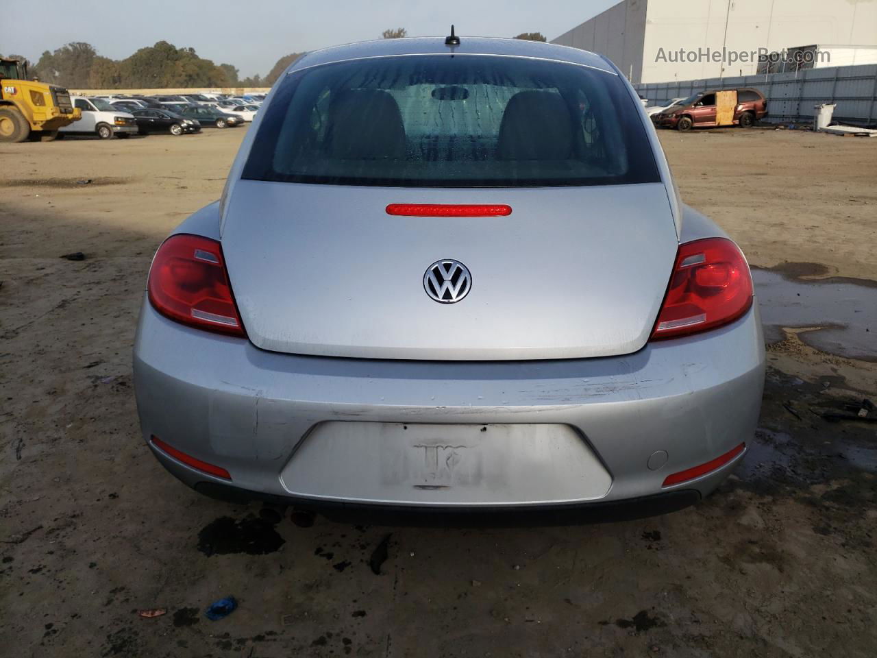 2014 Volkswagen Beetle  Silver vin: 3VWFP7ATXEM626101