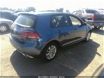 2019 Volkswagen Golf S/se Blue vin: 3VWG57AU0KM009207