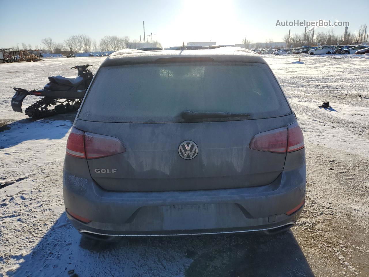 2019 Volkswagen Golf S Charcoal vin: 3VWG57AU0KM028713