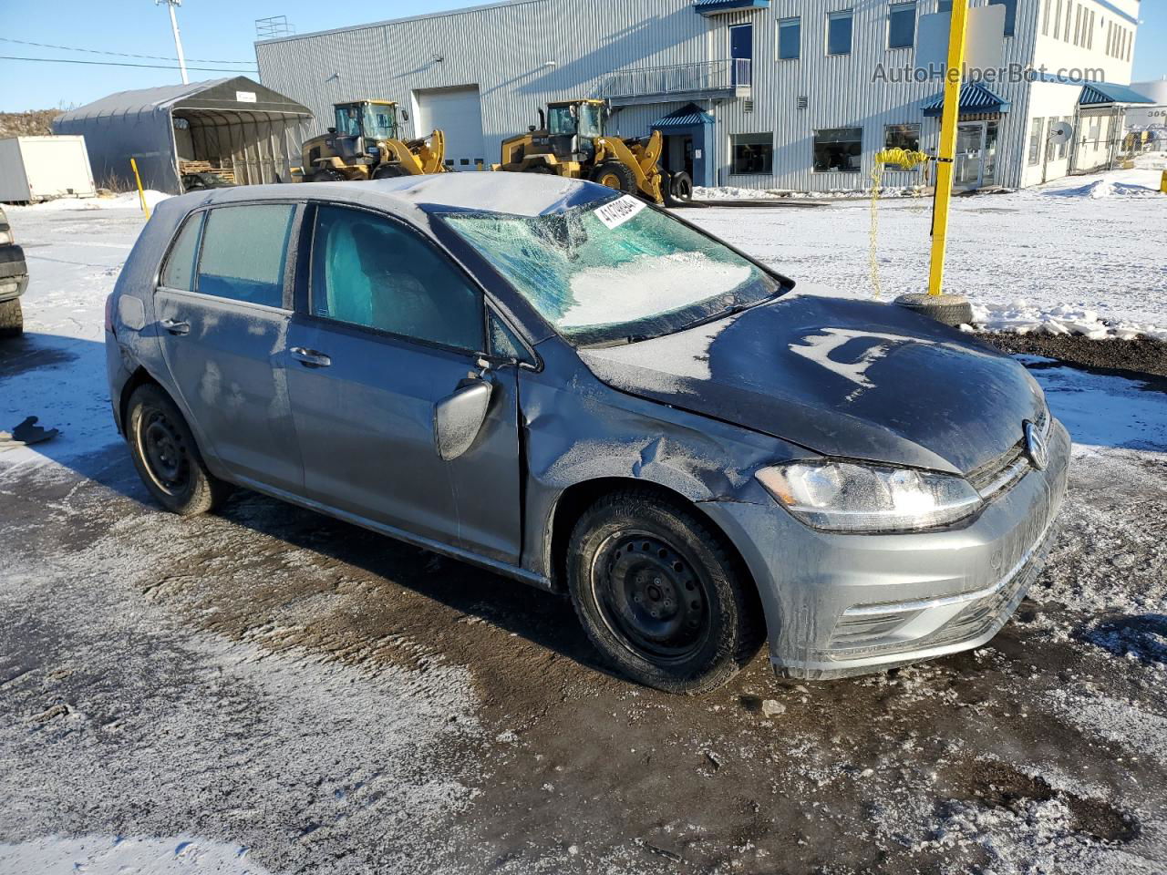 2019 Volkswagen Golf S Charcoal vin: 3VWG57AU0KM028713