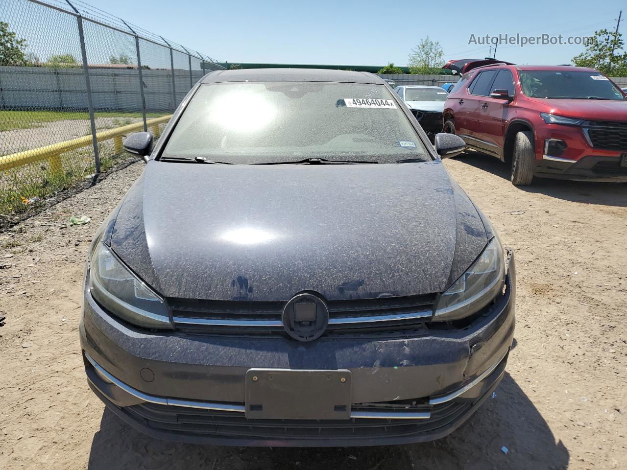 2019 Volkswagen Golf S Blue vin: 3VWG57AU0KM030784