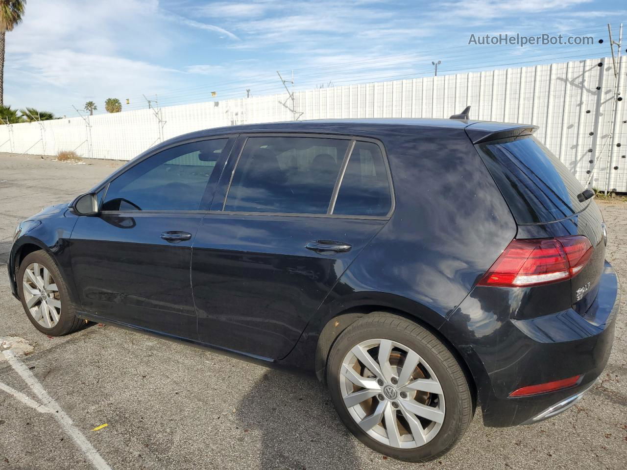 2019 Volkswagen Golf S Black vin: 3VWG57AU1KM030955