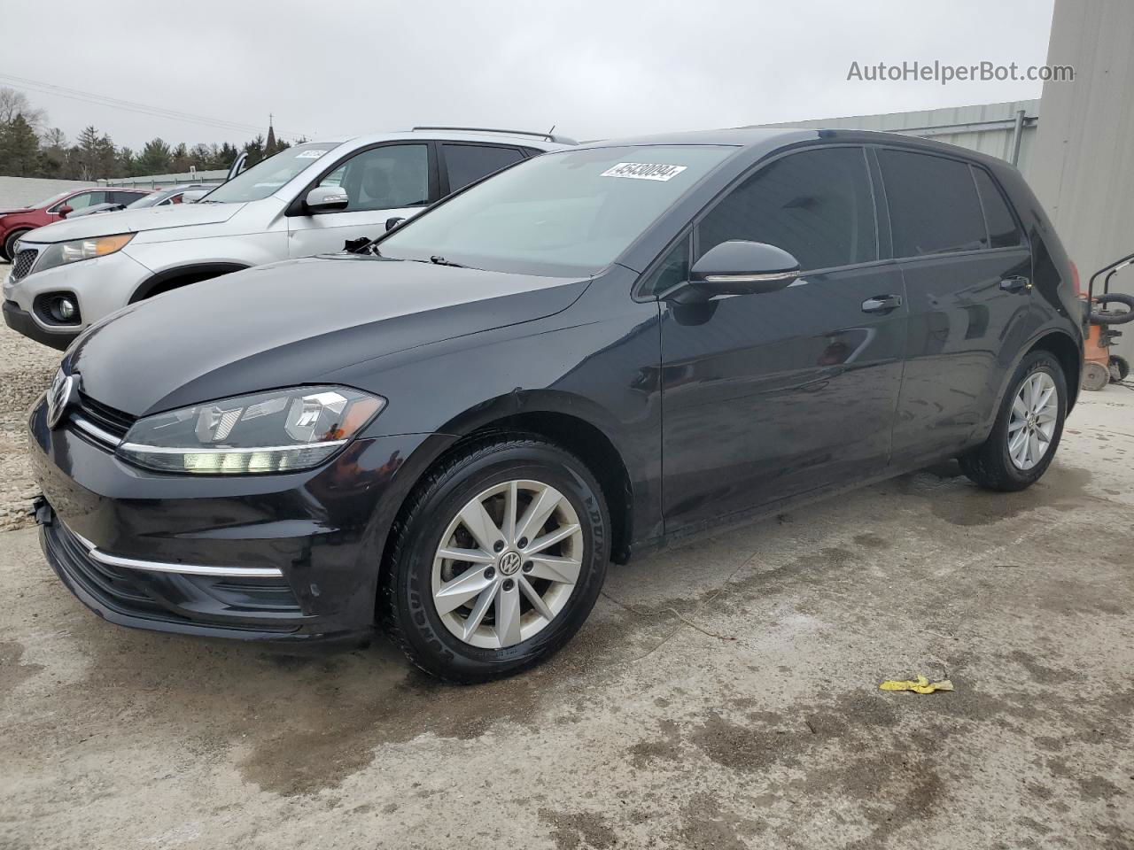 2019 Volkswagen Golf S Charcoal vin: 3VWG57AU2KM001111