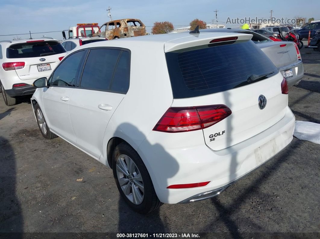 2019 Volkswagen Golf 1.4t S/1.4t Se Белый vin: 3VWG57AU3KM000775