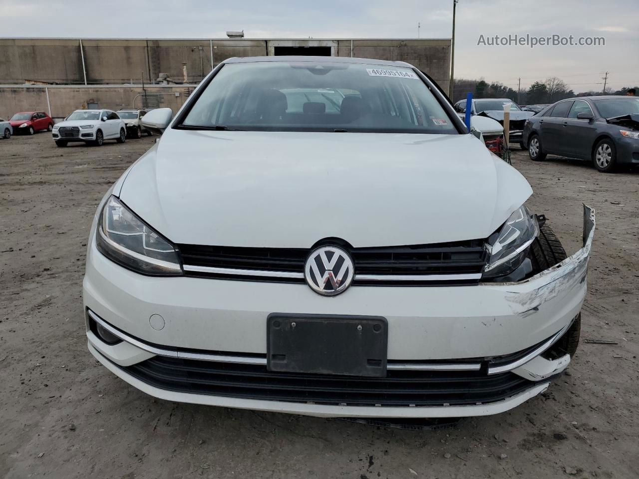 2019 Volkswagen Golf S White vin: 3VWG57AU3KM011954