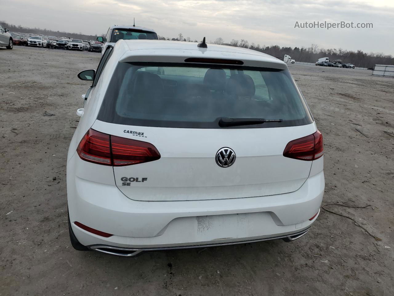 2019 Volkswagen Golf S Белый vin: 3VWG57AU3KM011954