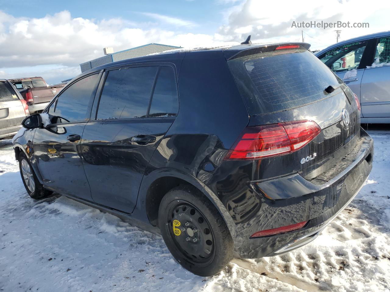 2019 Volkswagen Golf S Black vin: 3VWG57AU6KM020776