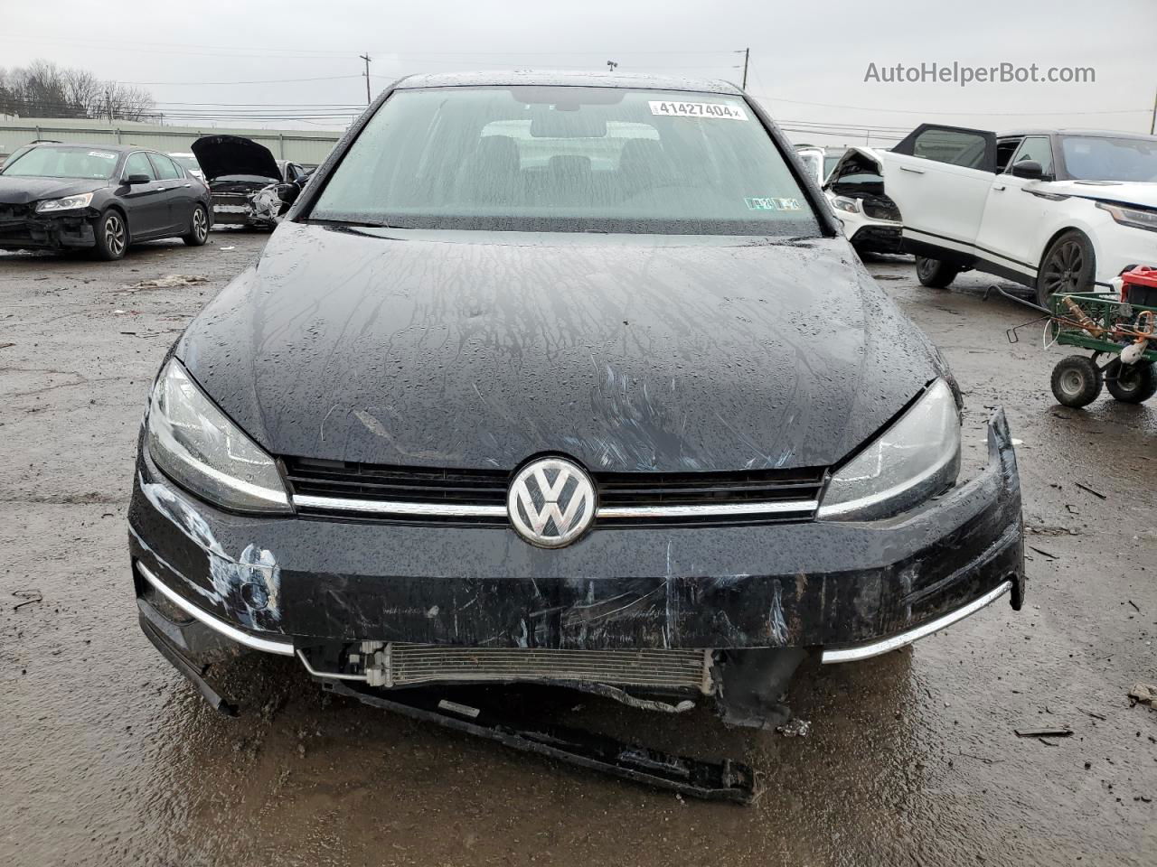 2019 Volkswagen Golf S Black vin: 3VWG57AU6KM031096