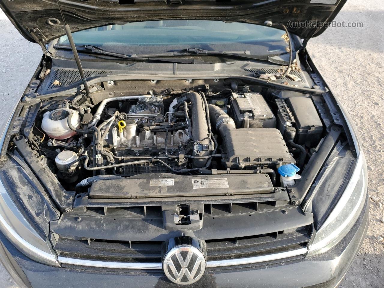 2019 Volkswagen Golf S Черный vin: 3VWG57AU7KM014999