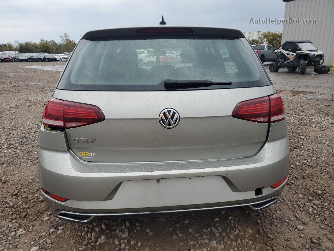 2019 Volkswagen Golf S Серебряный vin: 3VWG57AU7KM018311