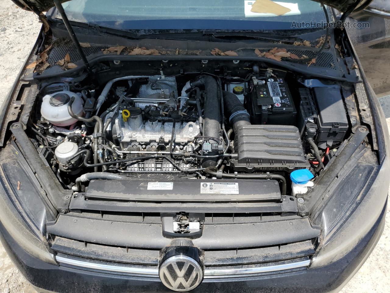 2019 Volkswagen Golf S Черный vin: 3VWG57AU7KM019796