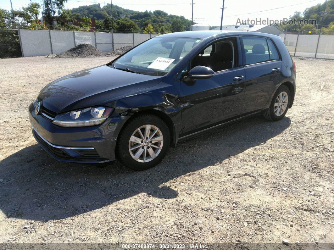 2019 Volkswagen Golf S/se Blue vin: 3VWG57AU7KM027512