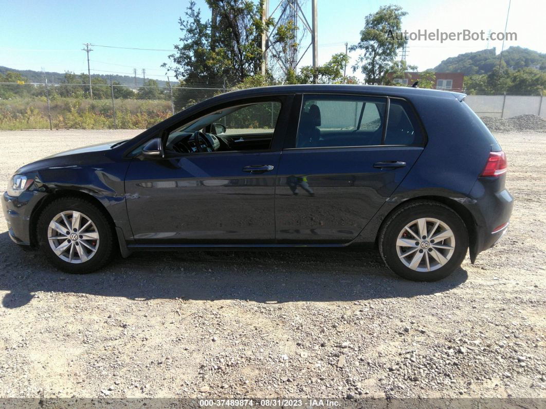 2019 Volkswagen Golf S/se Blue vin: 3VWG57AU7KM027512