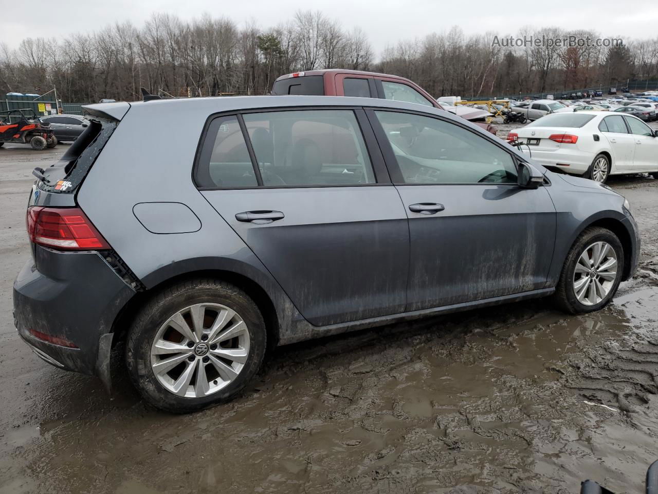 2019 Volkswagen Golf S Charcoal vin: 3VWG57AU9KM007388