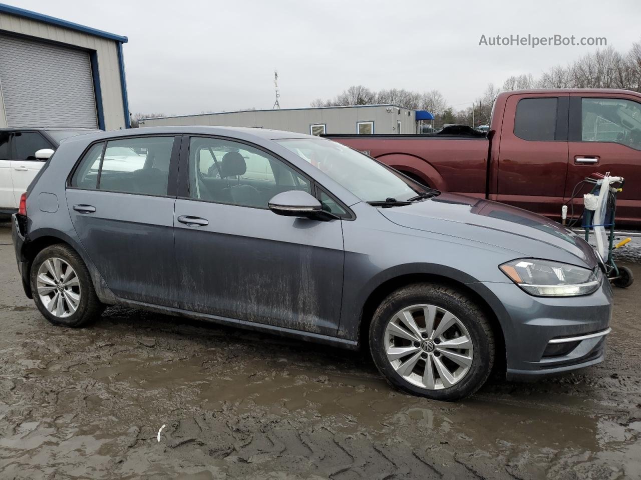 2019 Volkswagen Golf S Угольный vin: 3VWG57AU9KM007388