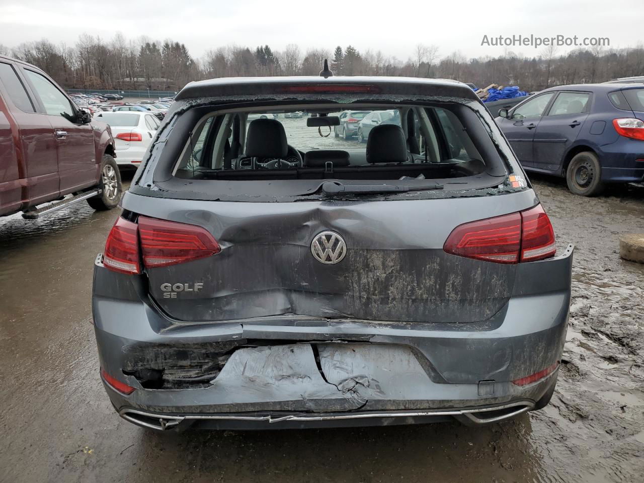 2019 Volkswagen Golf S Charcoal vin: 3VWG57AU9KM007388