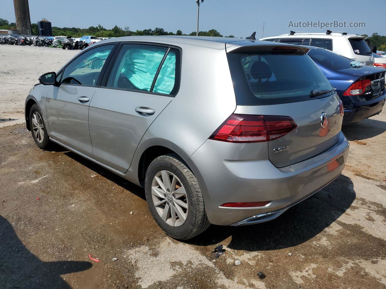 2019 Volkswagen Golf S Gray vin: 3VWG57AU9KM015944