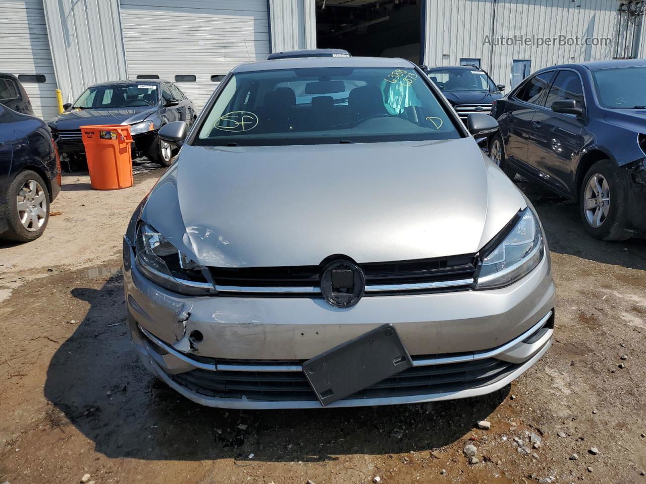 2019 Volkswagen Golf S Gray vin: 3VWG57AU9KM015944