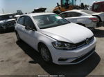 2019 Volkswagen Golf S/se White vin: 3VWG57AU9KM031612