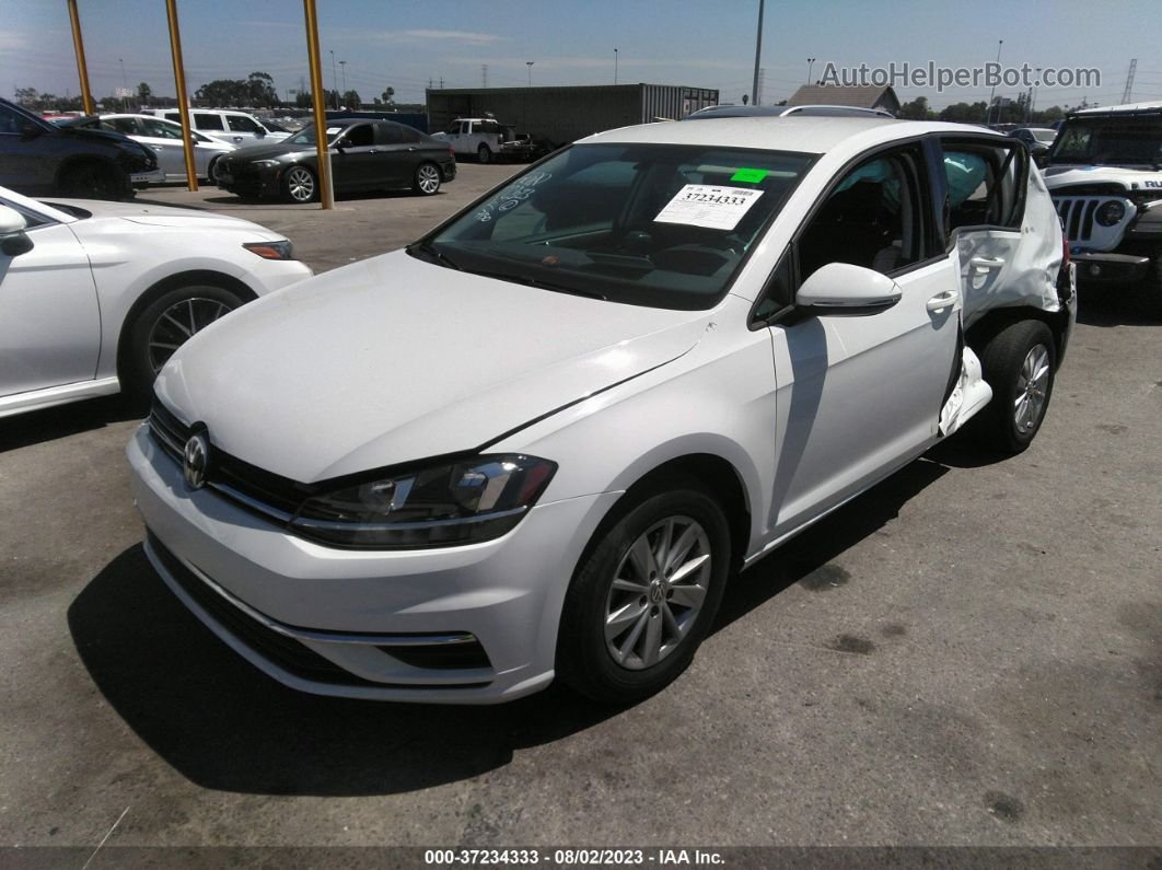 2019 Volkswagen Golf S/se Белый vin: 3VWG57AU9KM031612