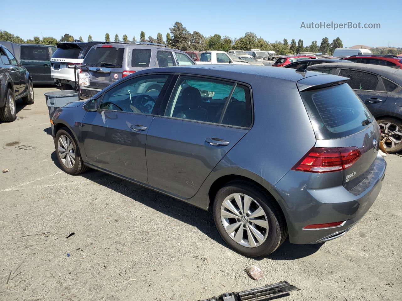 2019 Volkswagen Golf S Gray vin: 3VWG57AUXKM010882