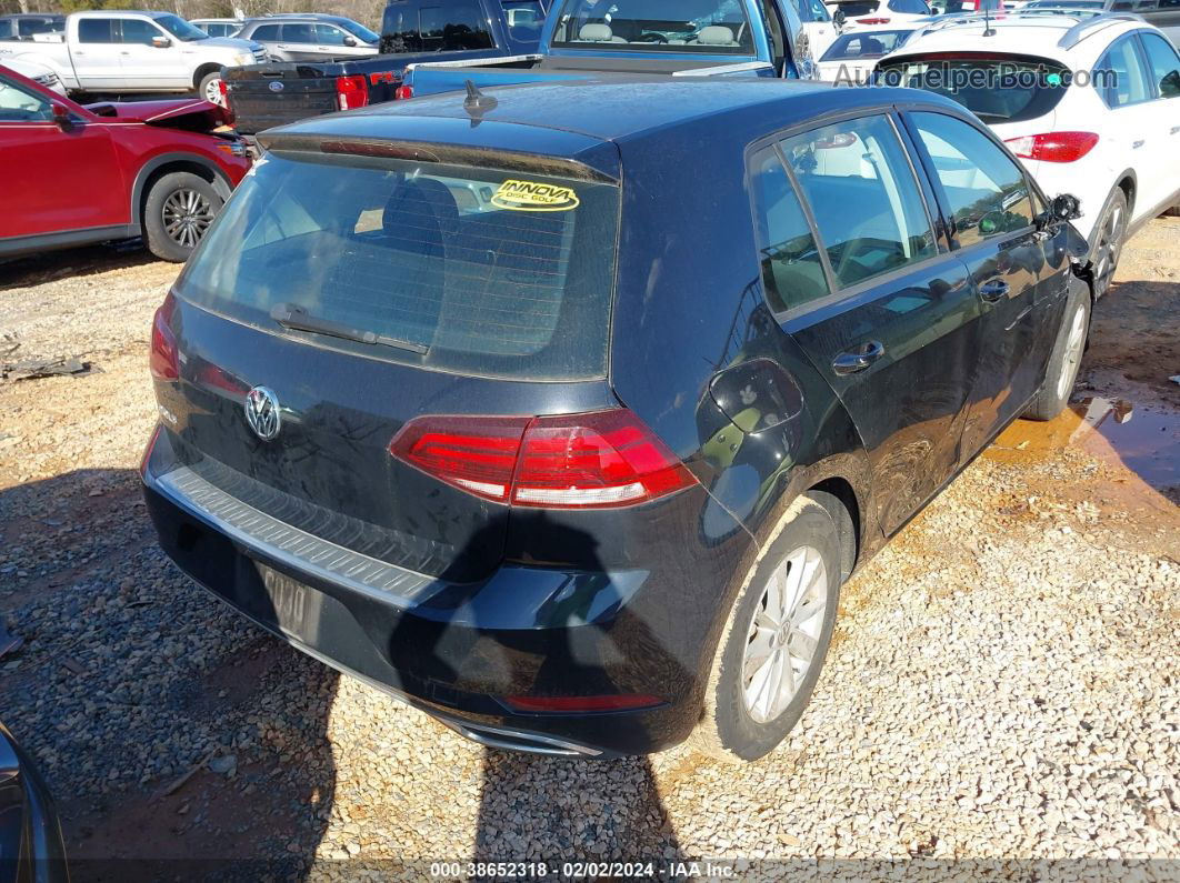 2019 Volkswagen Golf 1.4t S/1.4t Se Black vin: 3VWG57AUXKM033627