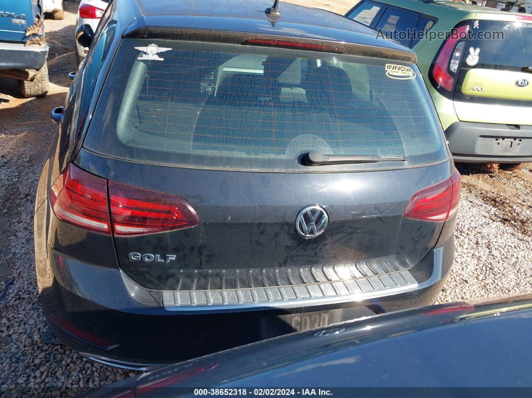 2019 Volkswagen Golf 1.4t S/1.4t Se Black vin: 3VWG57AUXKM033627