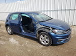 2019 Volkswagen Golf S Blue vin: 3VWG57AUXKM035202