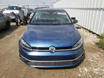 2019 Volkswagen Golf S Blue vin: 3VWG57AUXKM035202