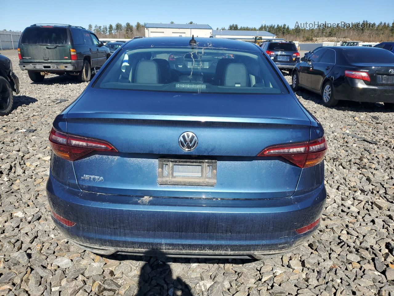 2019 Volkswagen Jetta Sel Premium Blue vin: 3VWG57BU2KM008218